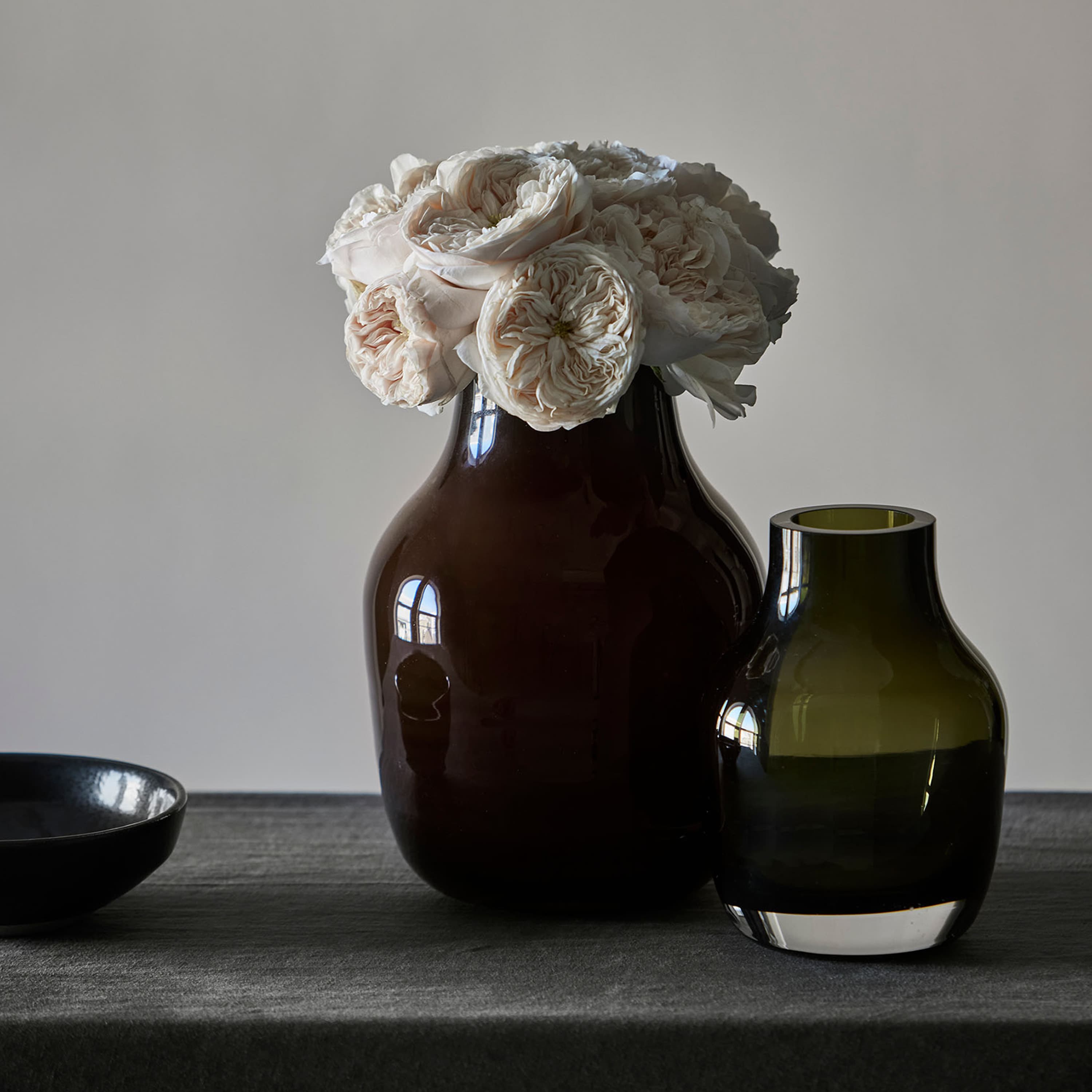Paloma Vase Smoke Green Small