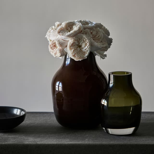 Paloma Vase Smoke Green Small