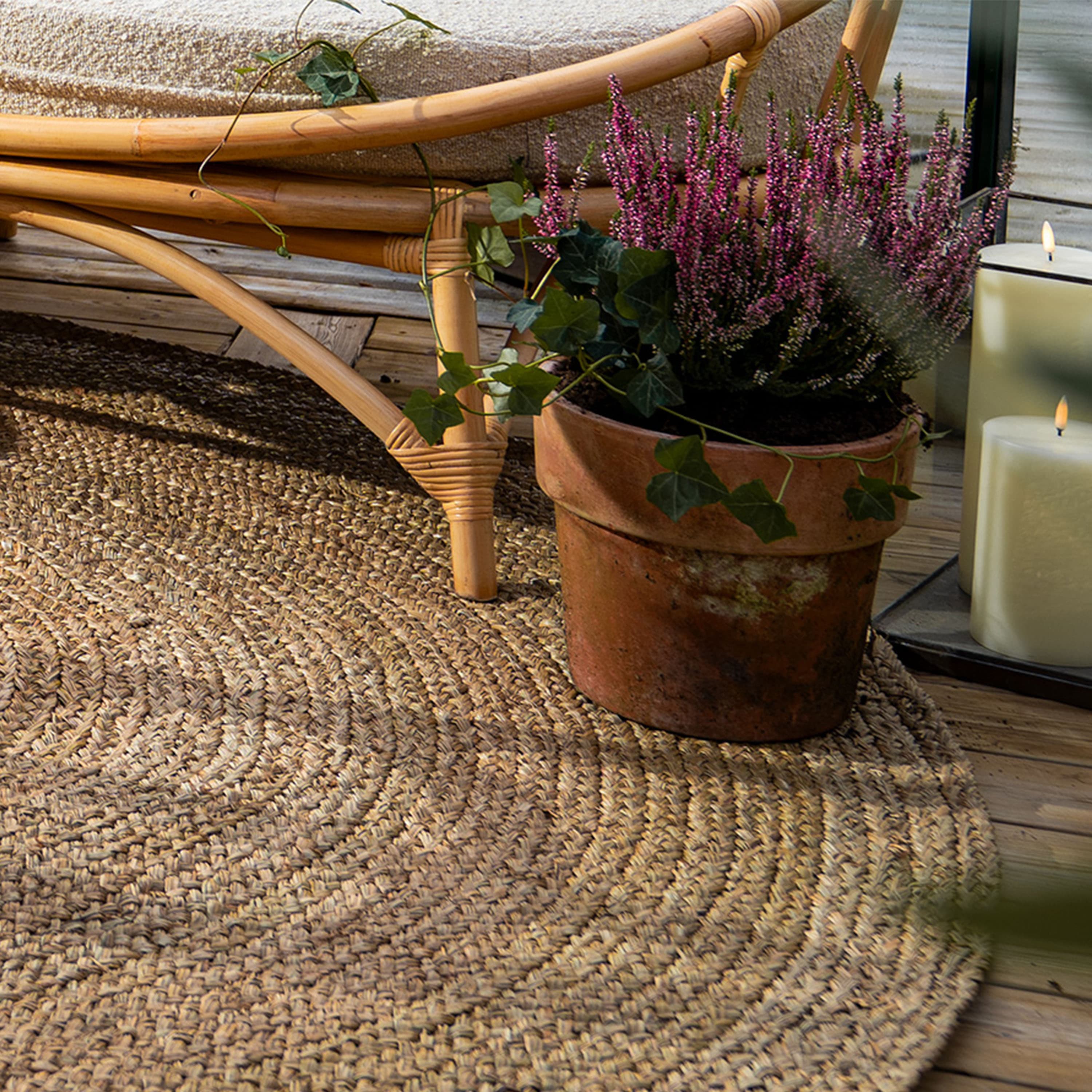 Amara Rug Natural Ø198