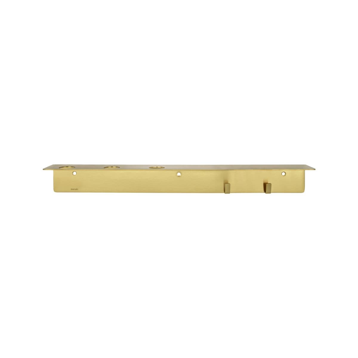 Wandhalterung Mit Haken Messing 50cm