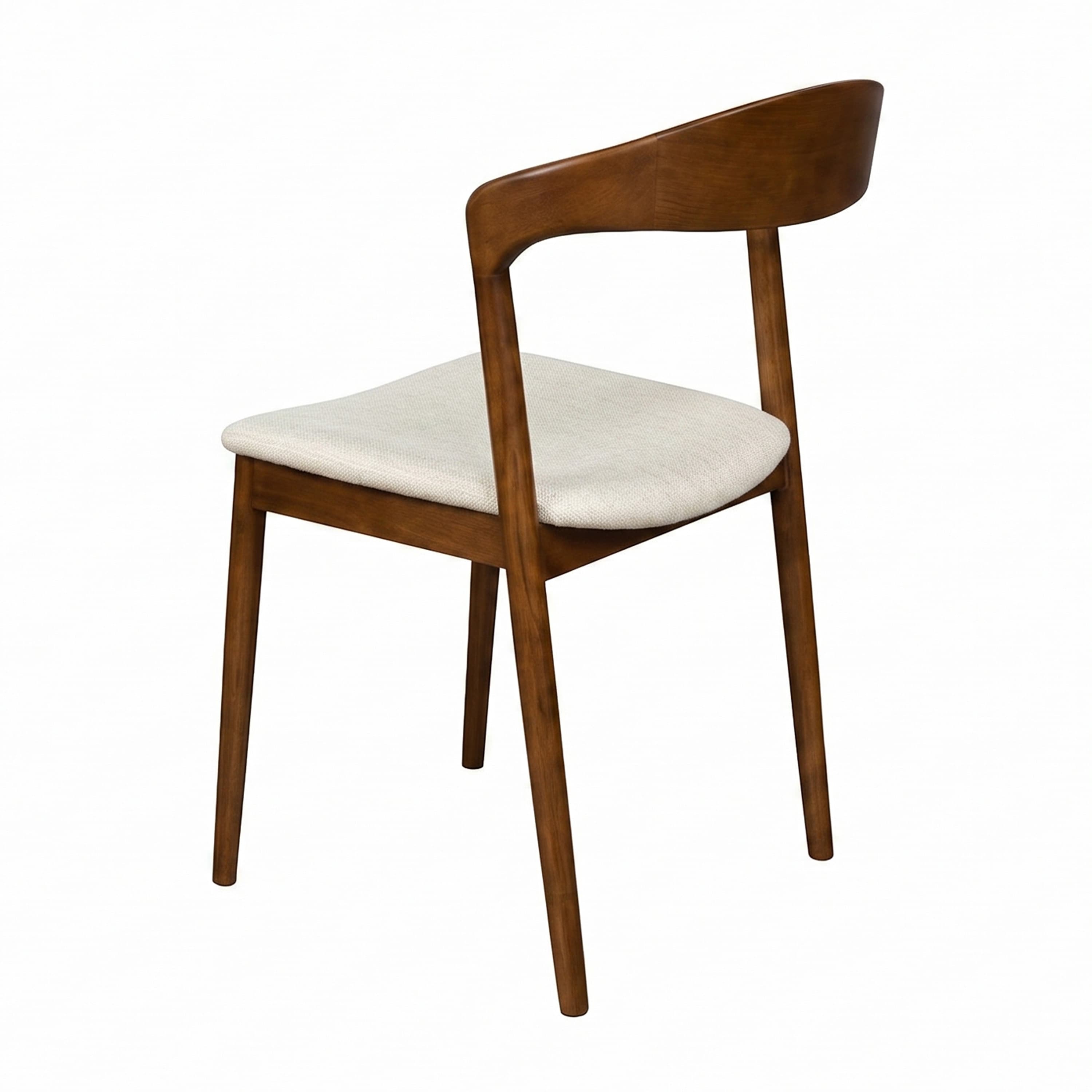 Casper Dining Chair Light Brown Stained/White