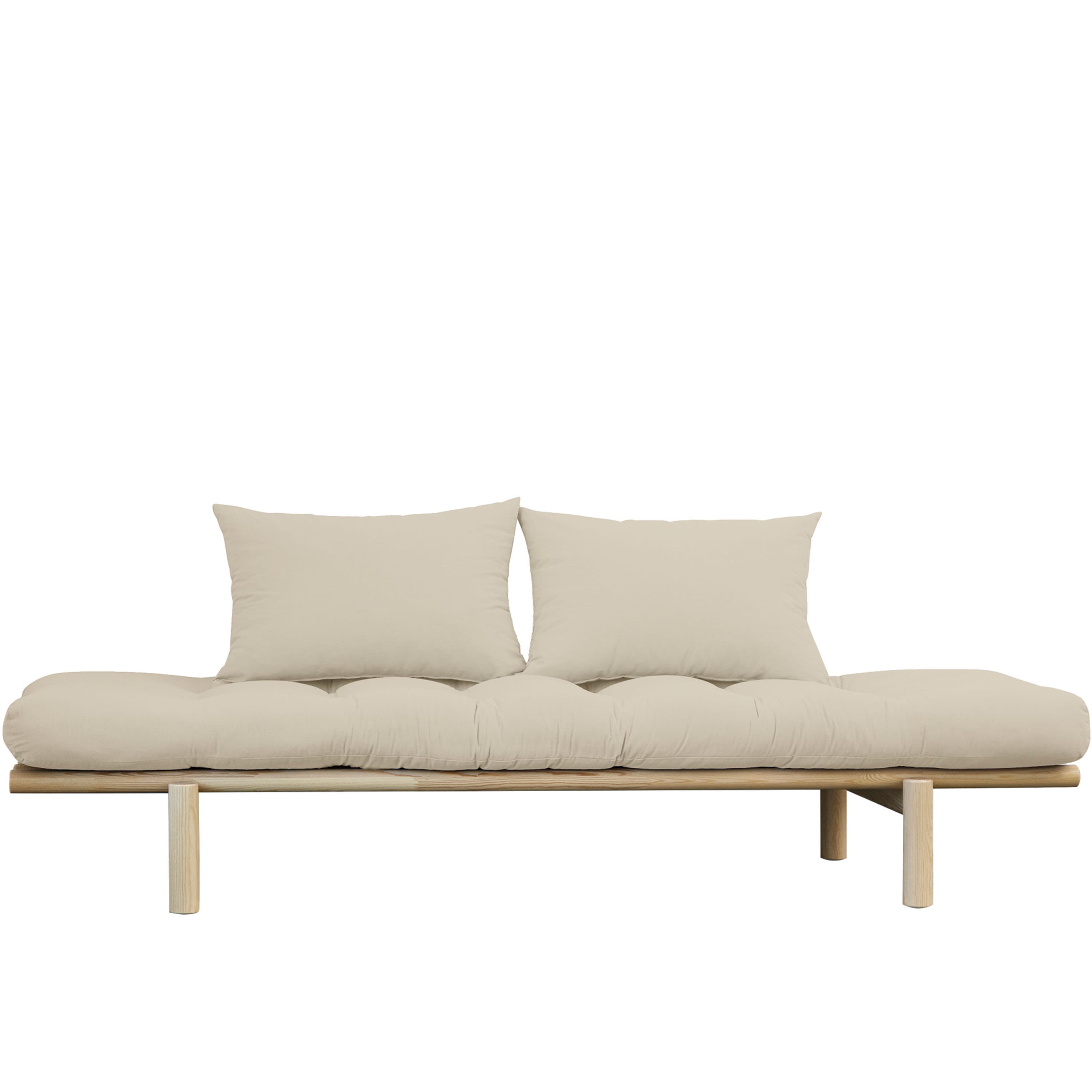 Pace Tagesbett Natur/Beige 200cm