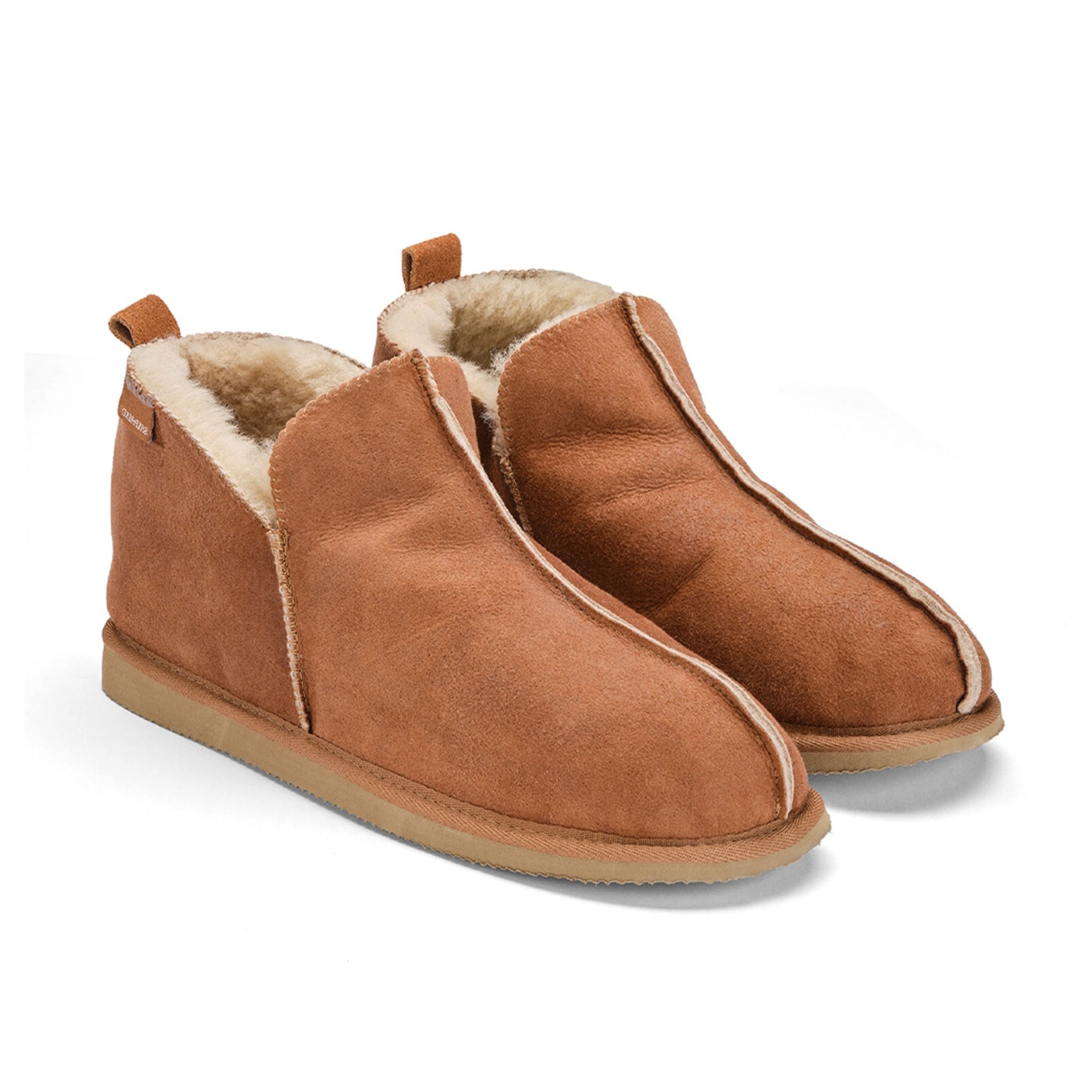 Anton Hausschuhe Antik Cognac 45