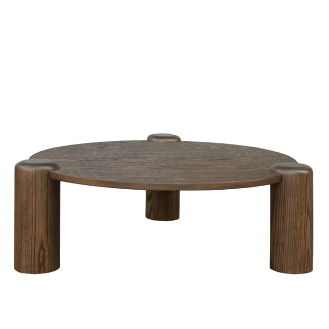 Isolde Couchtisch Braun gebeizte Eiche 100cm