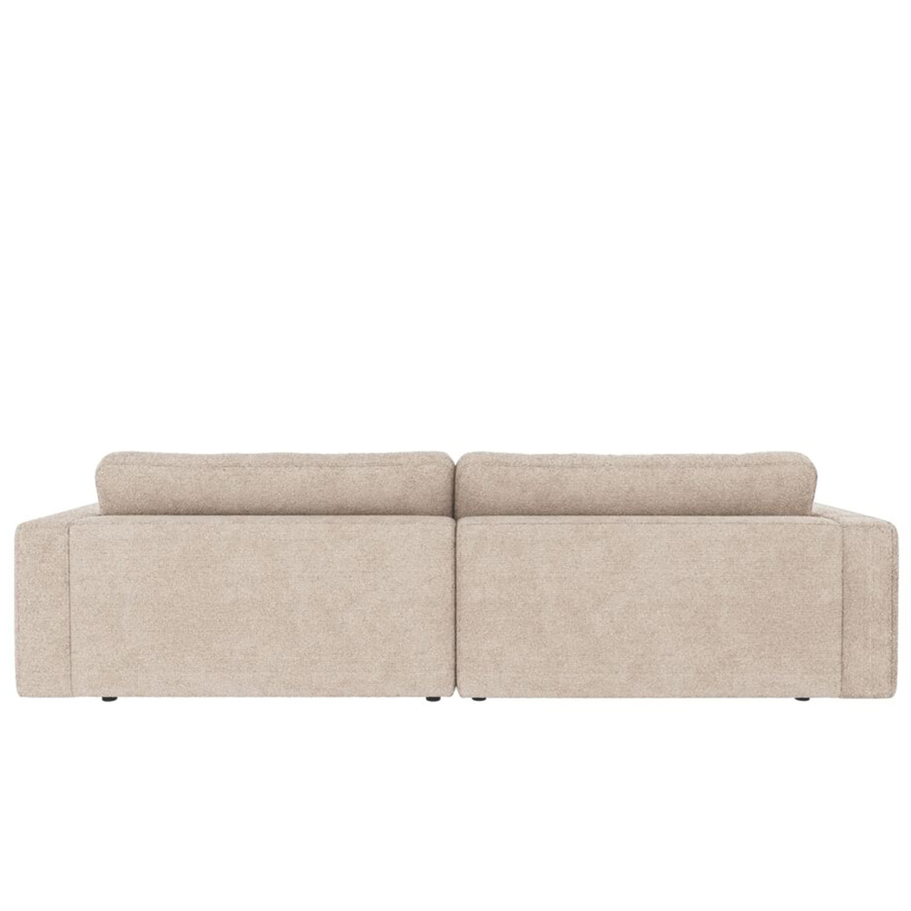 Duncan 3-Sitzer Sofa Chaiselongue Links Hellgrau
