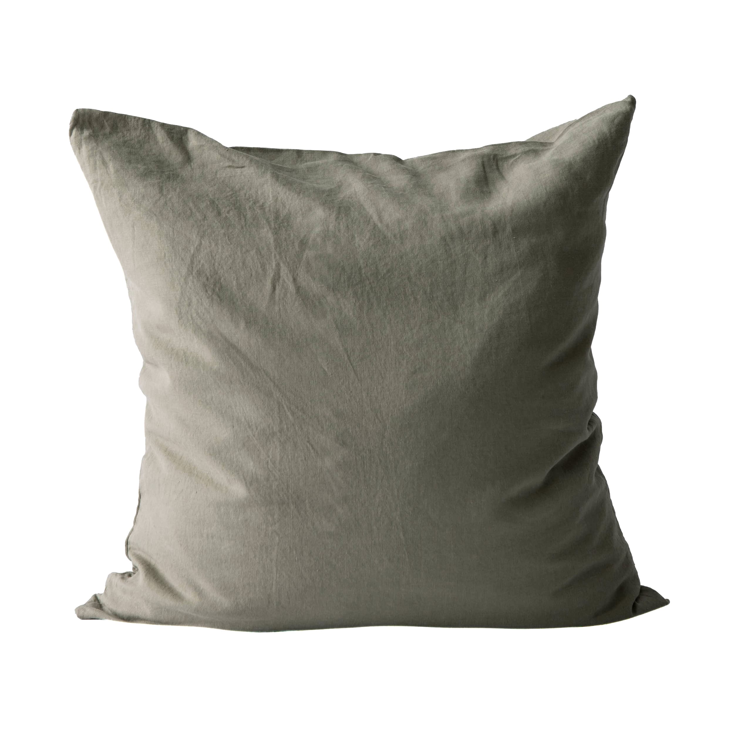 Kissenbezug/Kissenbezug Leinen Olive 65x65