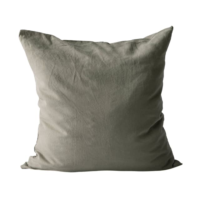 Kissenbezug/Kissenbezug Leinen Olive 65x65
