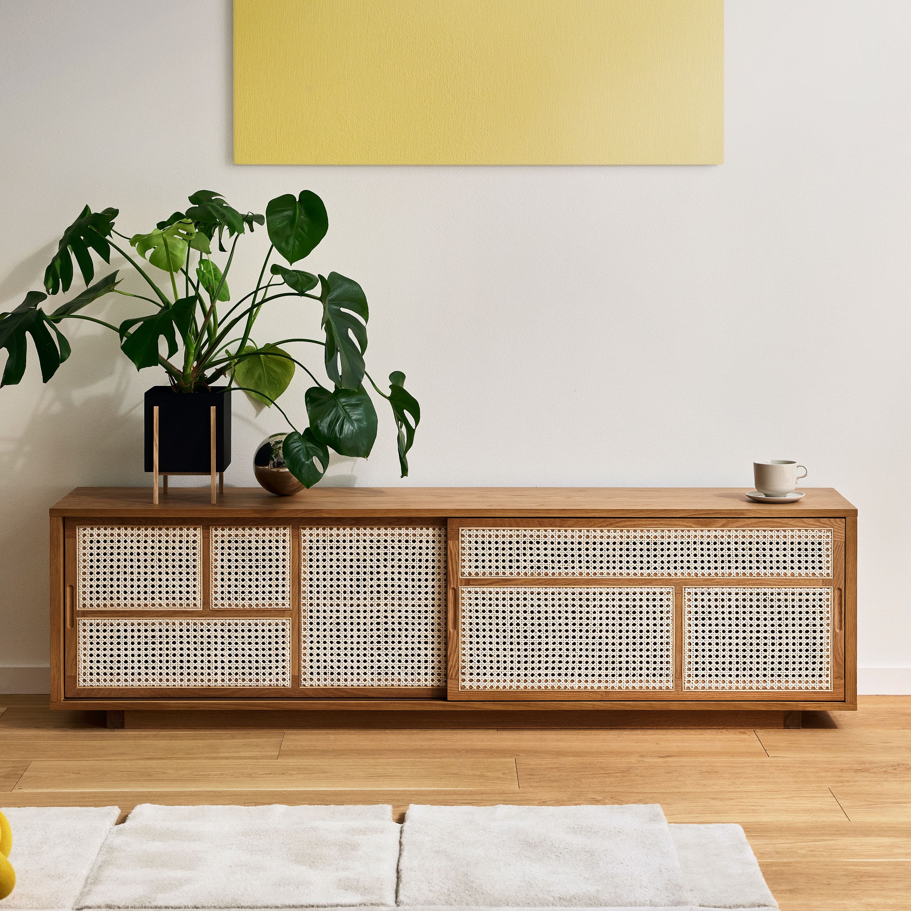 Air Sideboard Low Oak 180cm