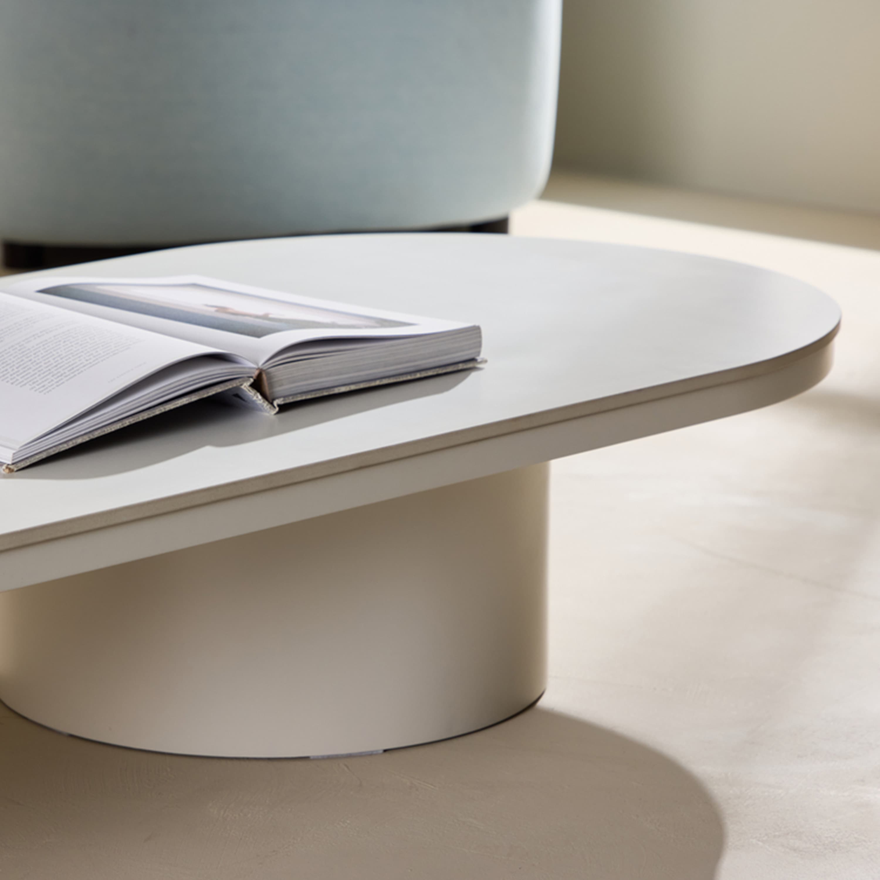 Narvik Coffee Table Beige 190x60