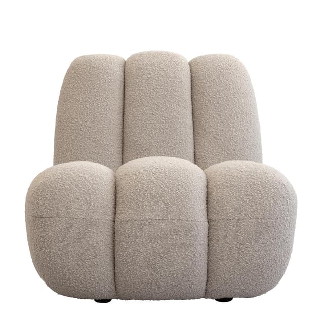 Toe Lounge Chair Smoked Sand
