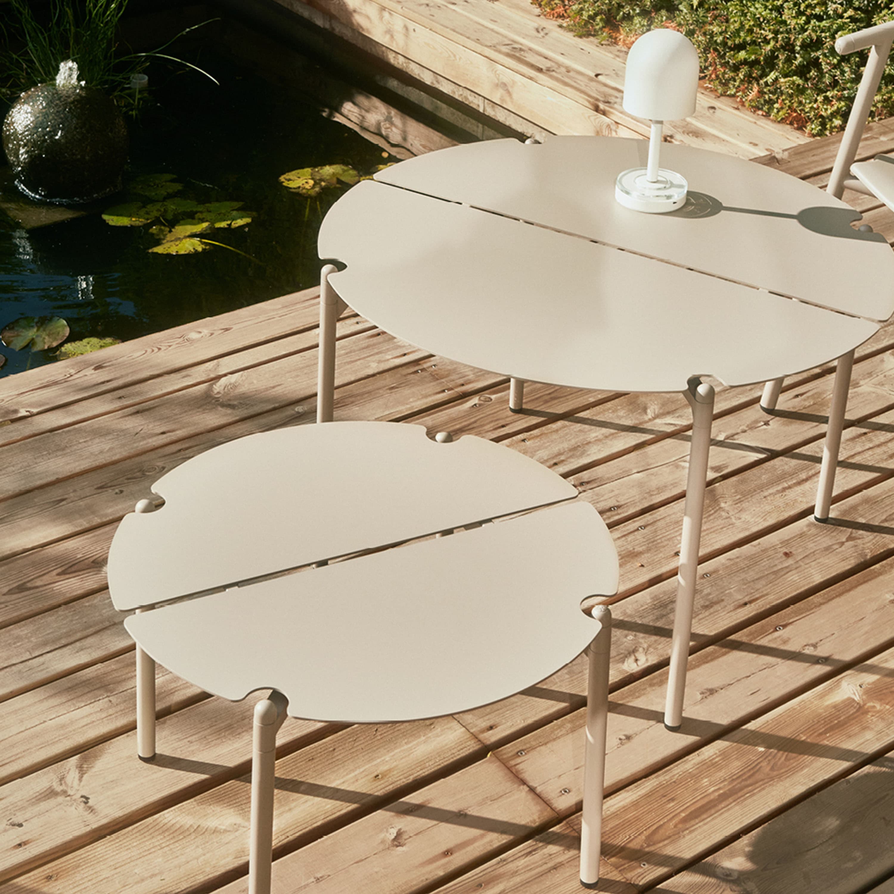 Novo Coffee Table Taupe Ø50