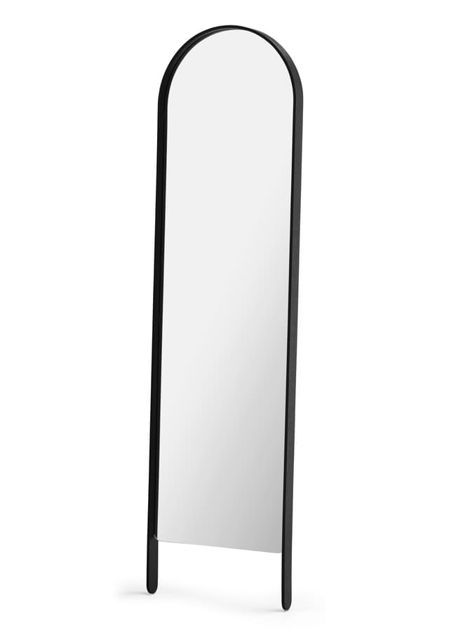 Woody Mirror Black Stained Oak 170cm