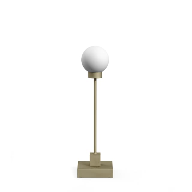Snowball Table Lamp Portable Greige