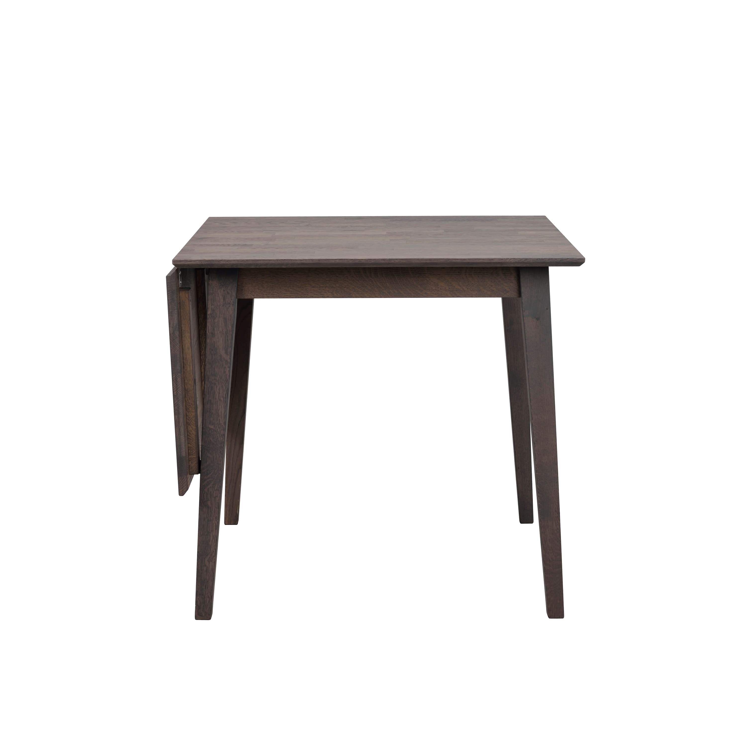 Filippa Klappentisch Dunkelbraune Eiche 80+45cm