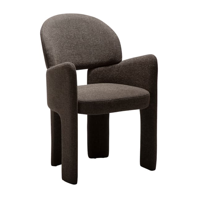 Aole Karmstuhl Major Braun Bouclé