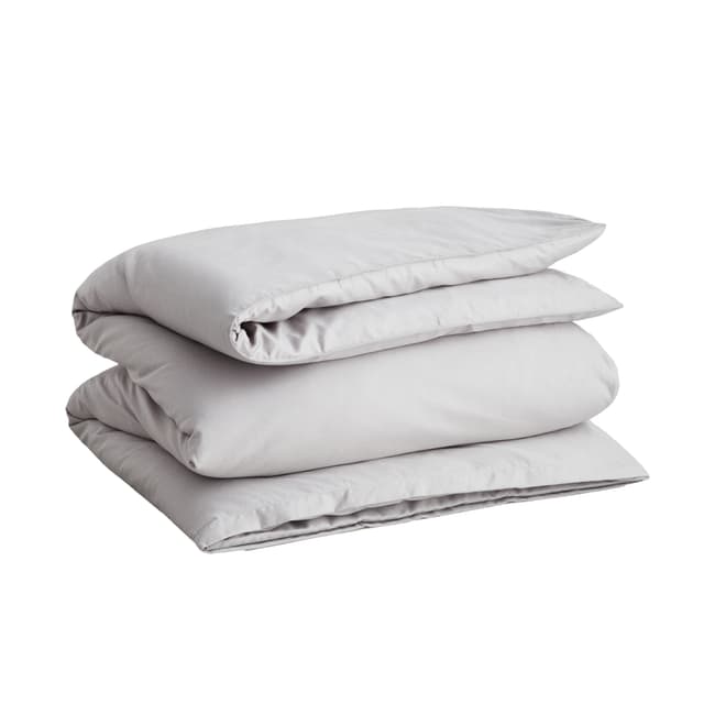 Sateen Duvet Cover Moon Grey 150x210