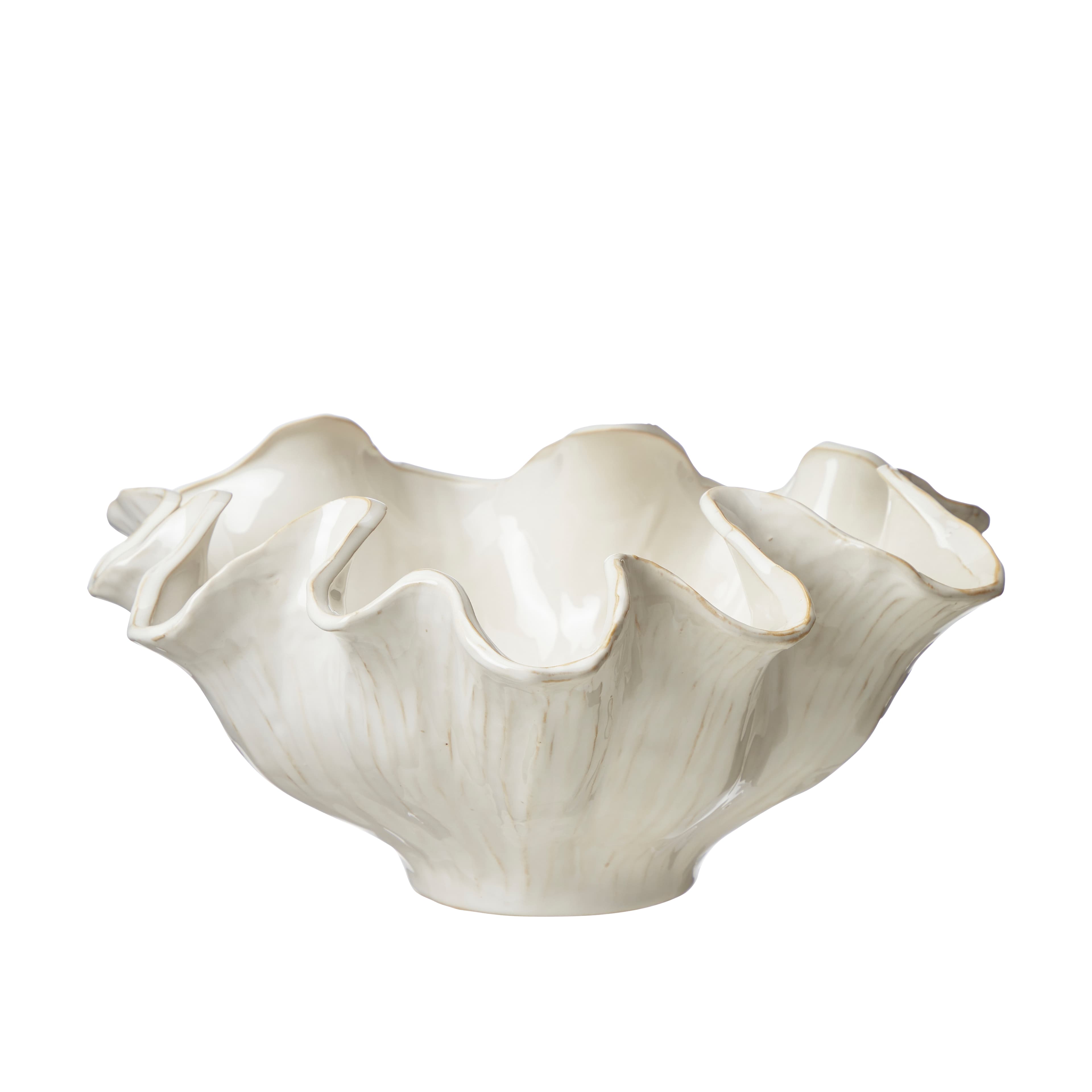 Hanna Bowl Offwhite 35cm