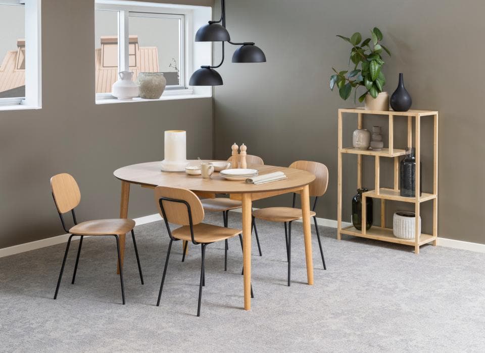 Melody Dining Table Oak Ø115