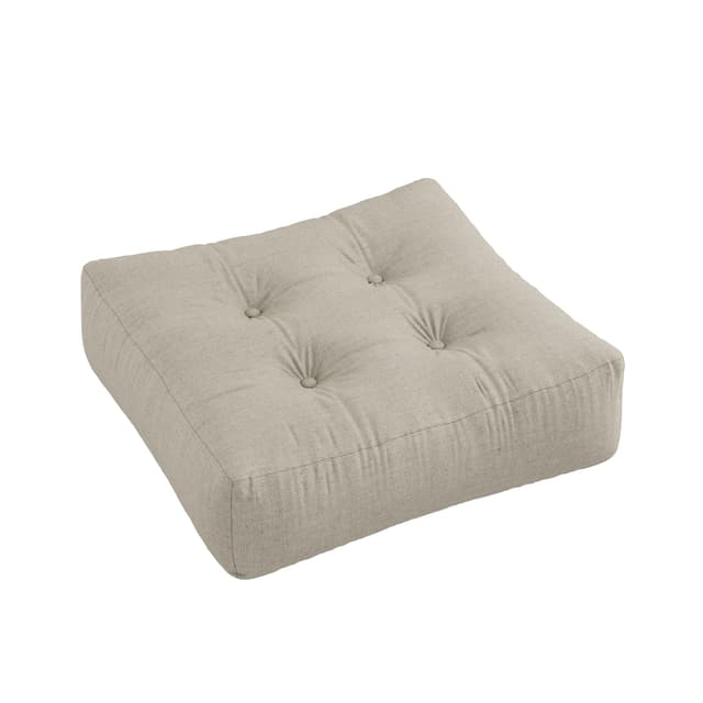 More Seat Pouf Linen 70x70cm