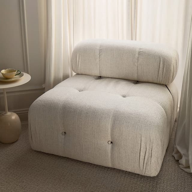Blanca Sofa Module Cream 95cm