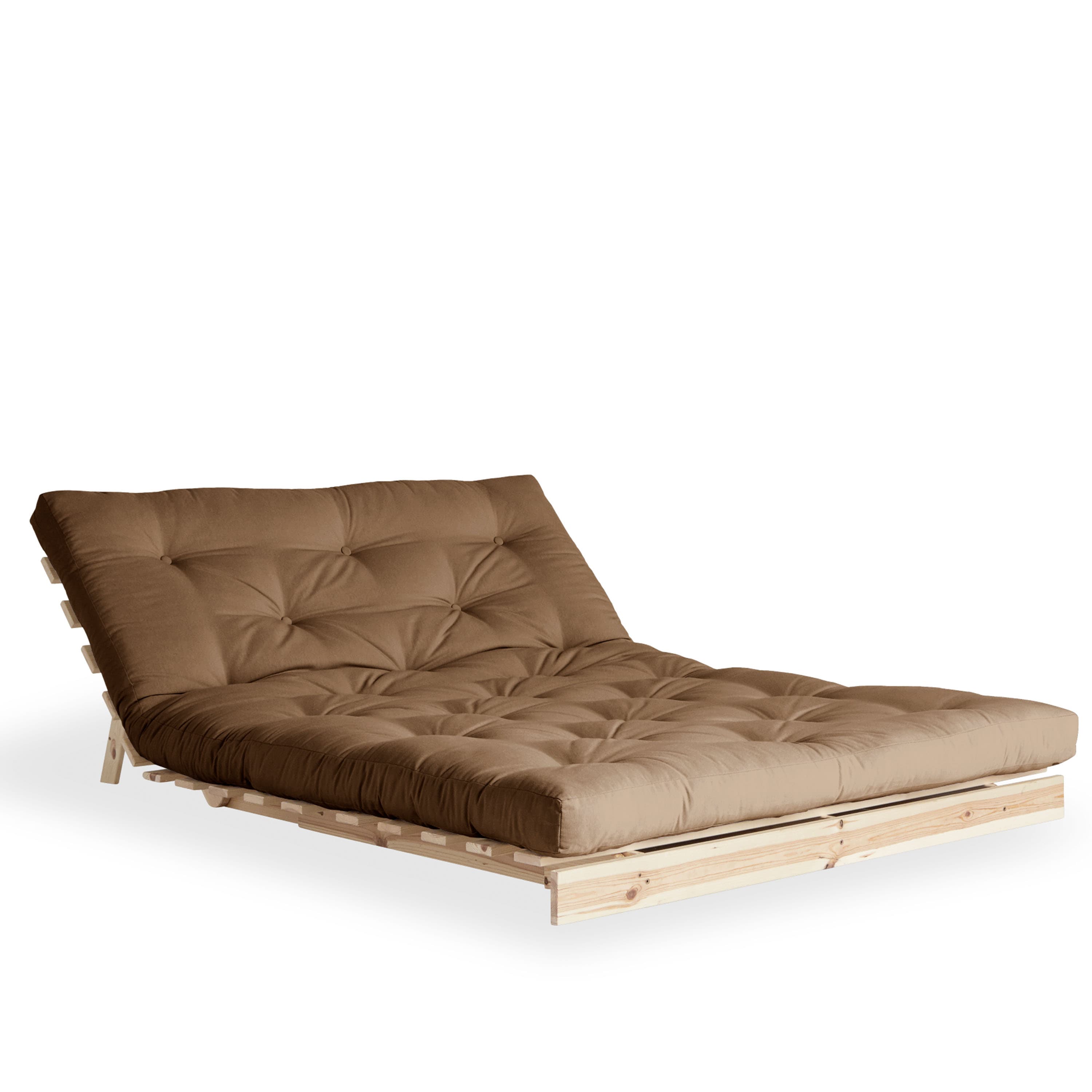 Roots Schlafsofa Natur/Mocca 140cm
