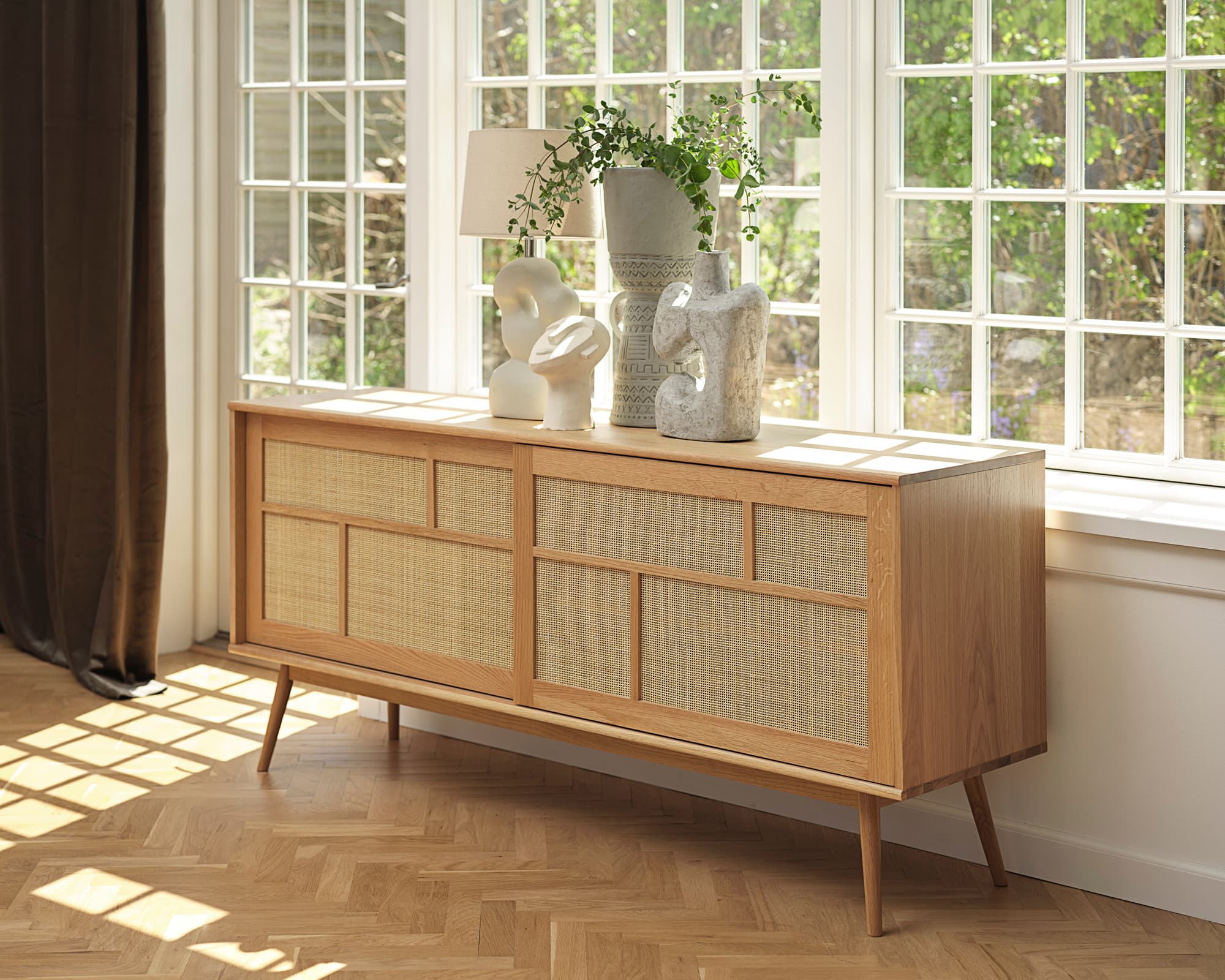 Sofia Sideboard Natural Oak 180cm