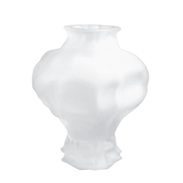 Ammonit Vase Frosted 30 cm
