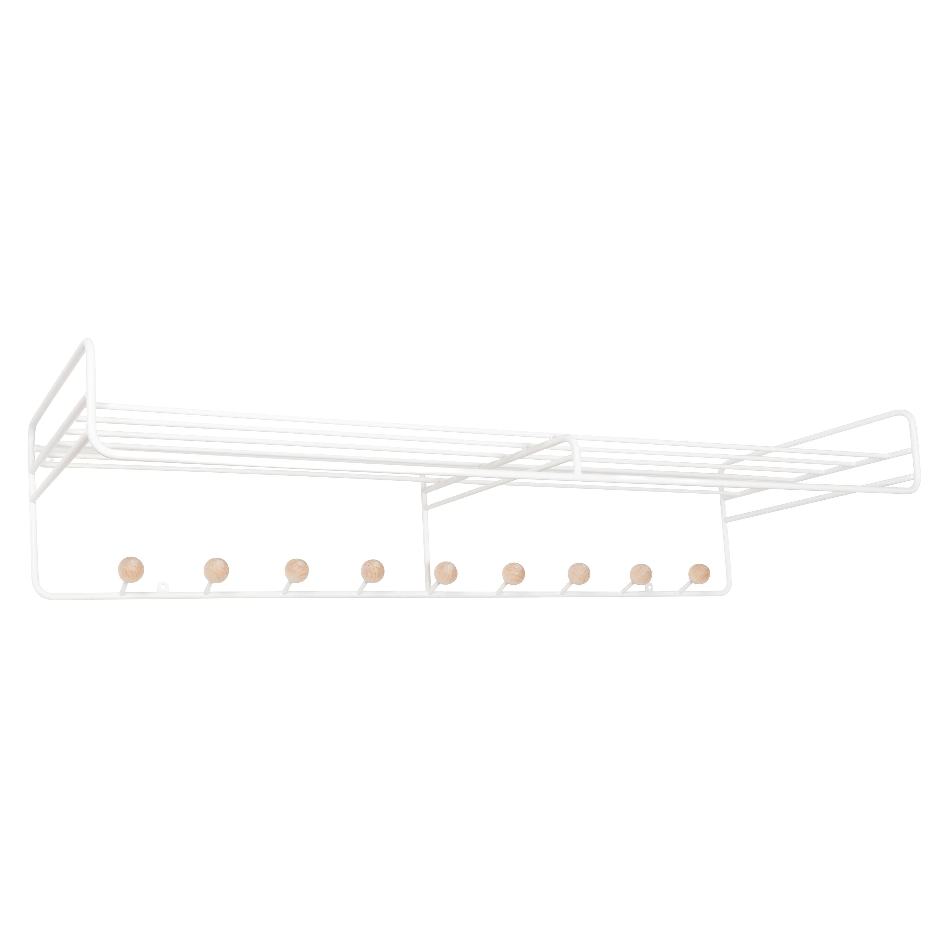 Bill Hat Rack White 102cm