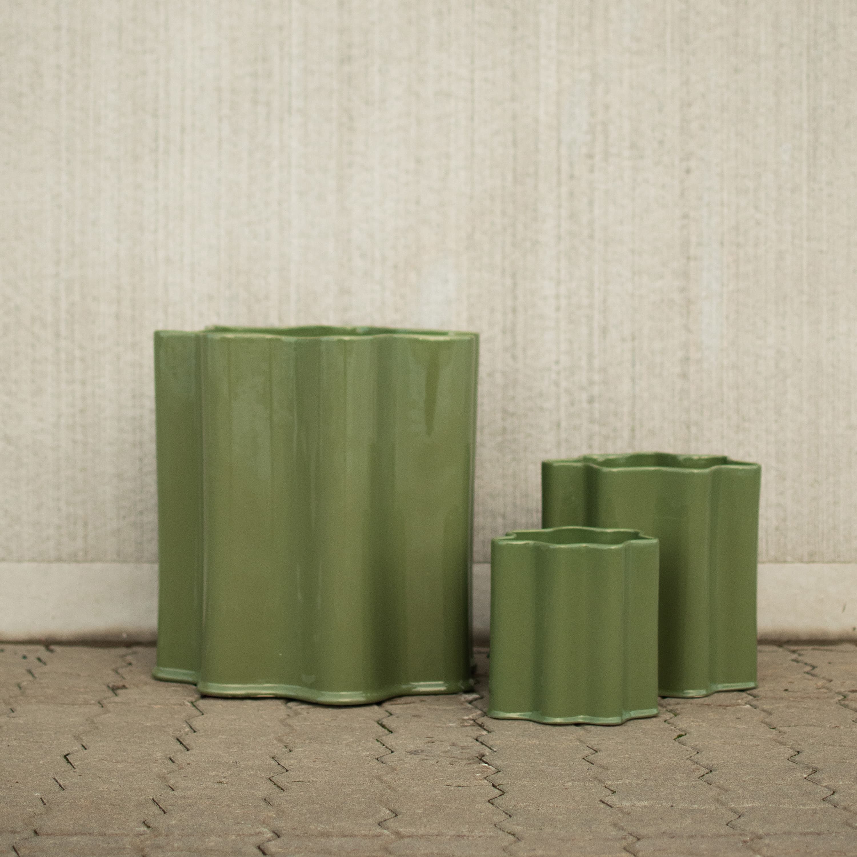 Filter Krug Glänzend grün Klein