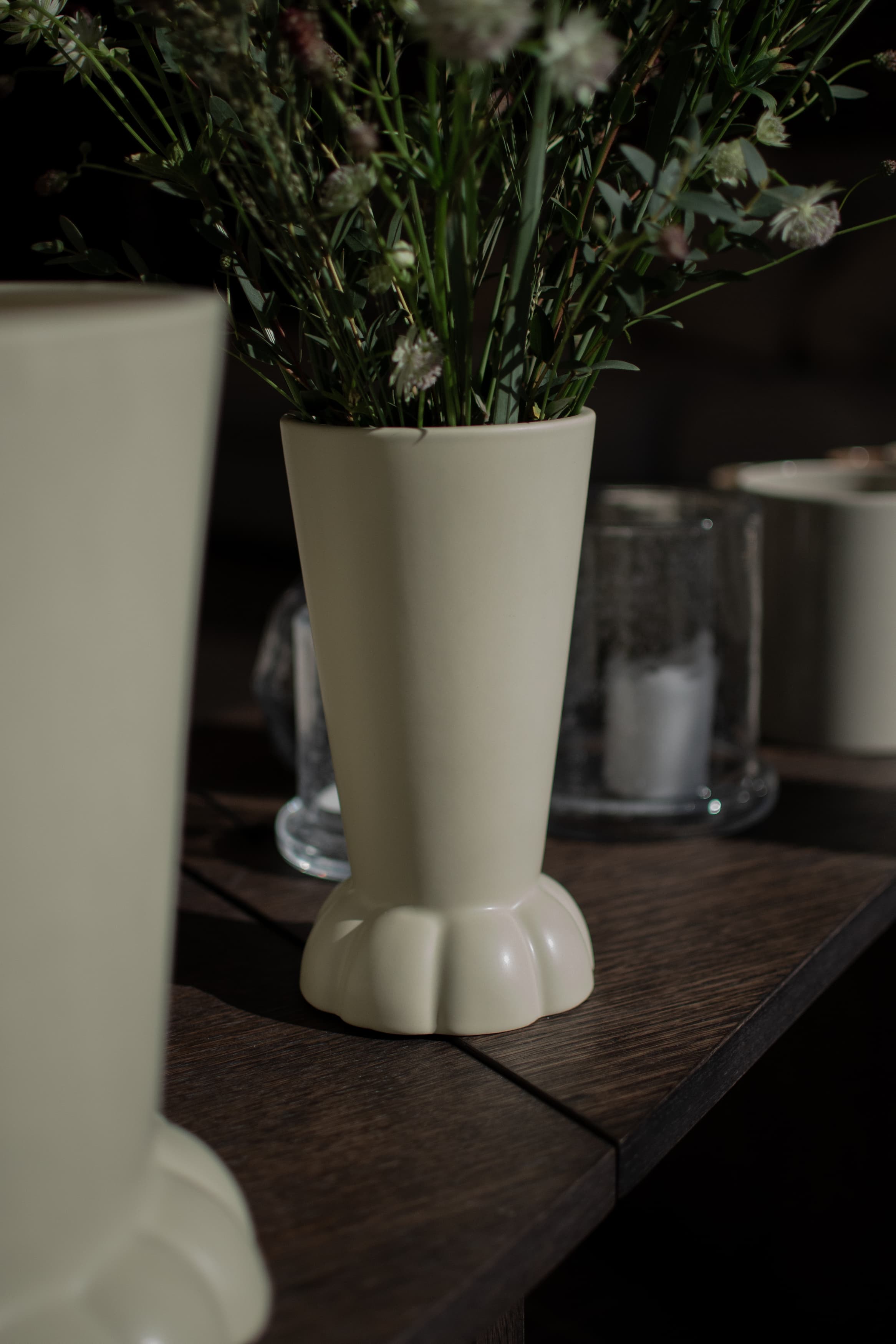 Flora Vase Creme 22cm