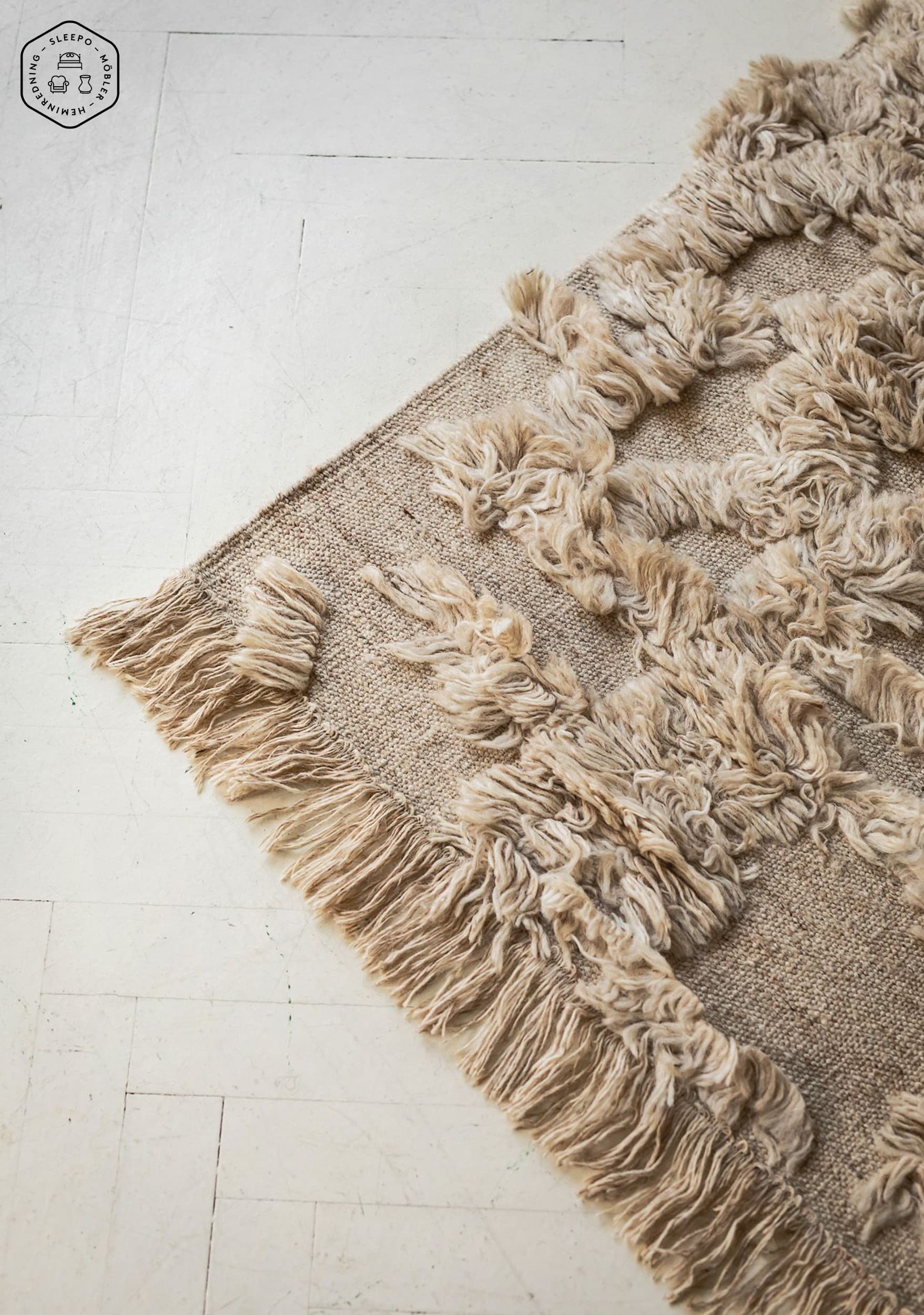 Rio Wollteppich Beige 170x230