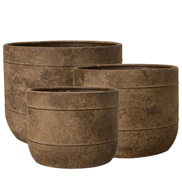 Luna Blumentopf Rost 3er-Set