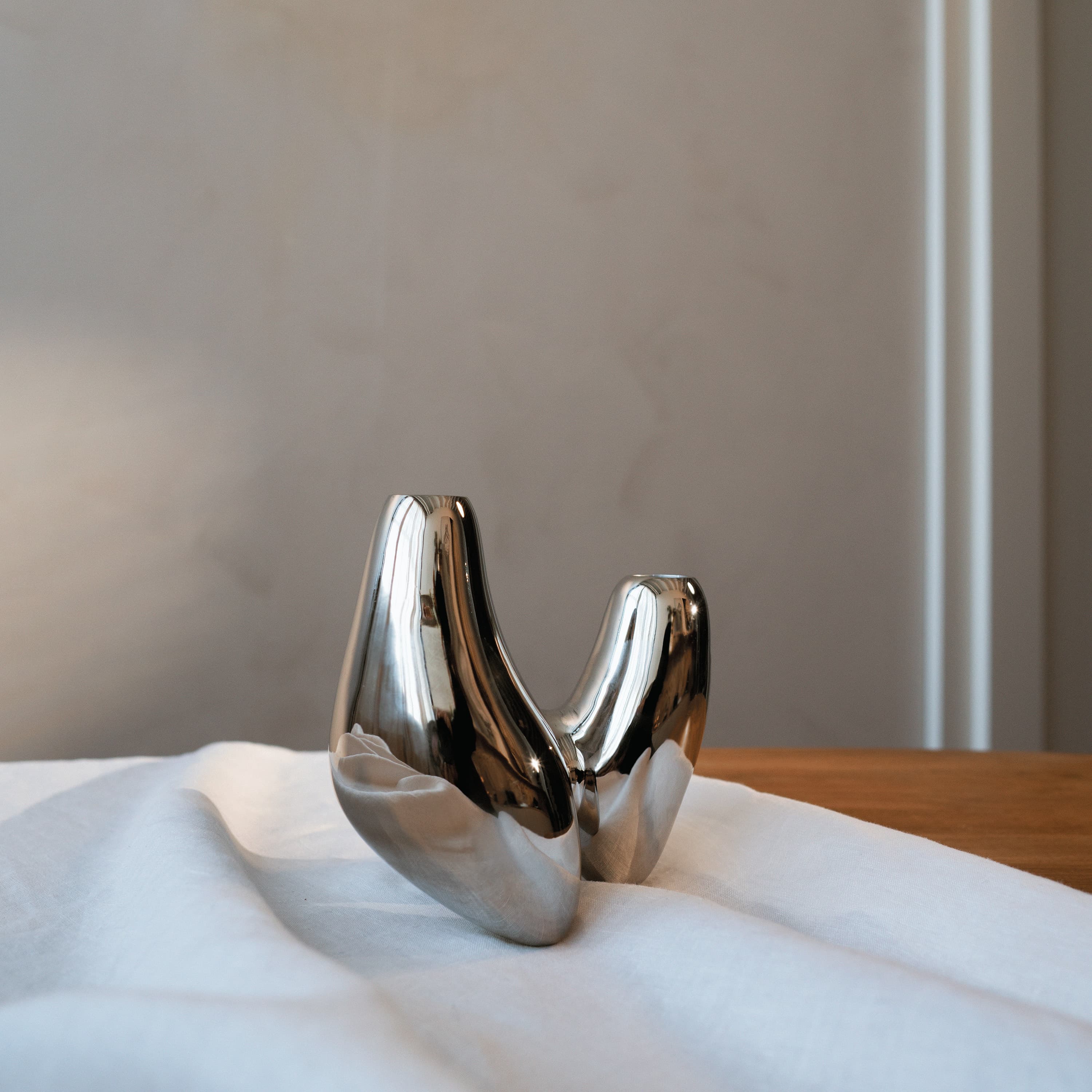 Unity Candle Holder Titanium 14cm