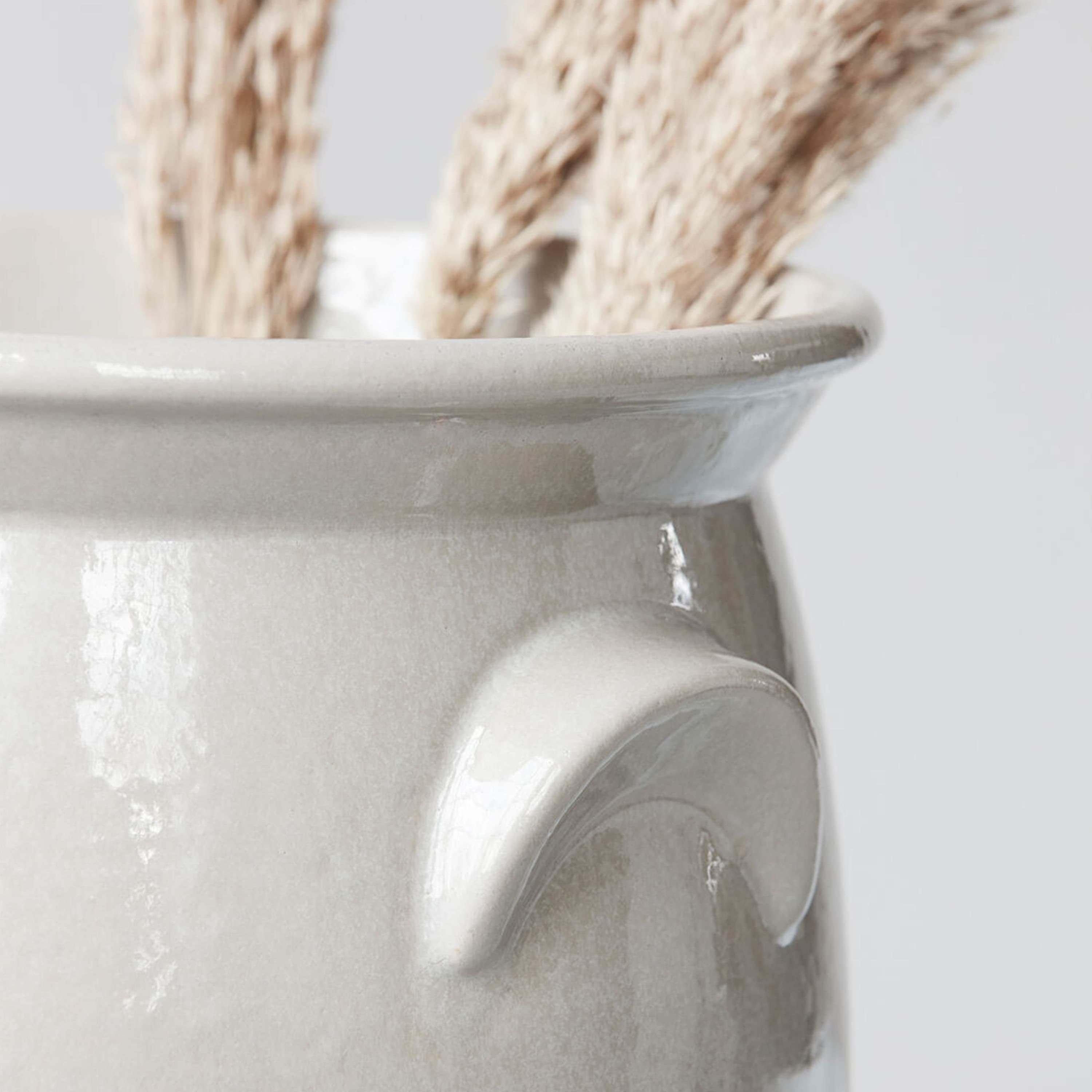 Burk Vase Shellish Grey Large