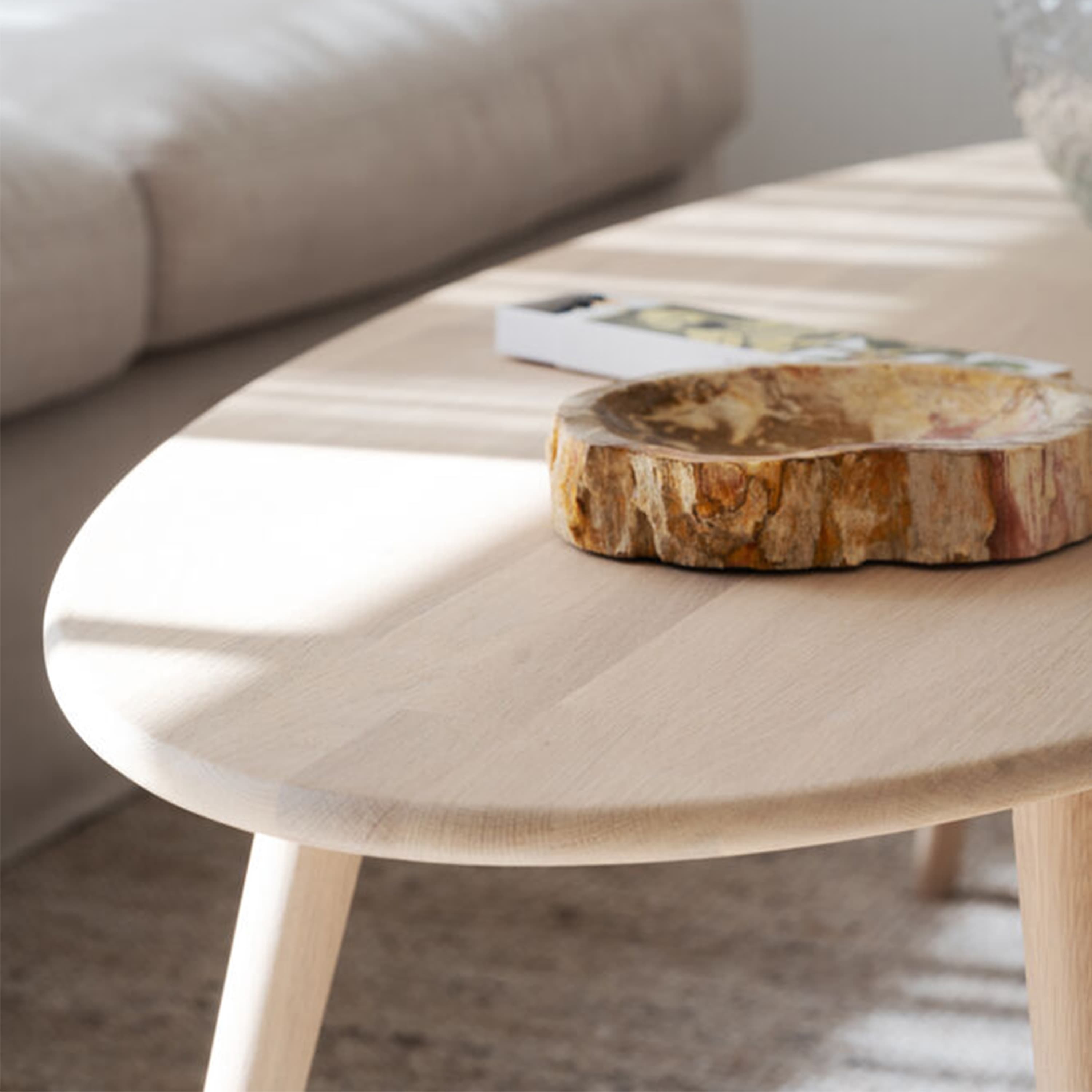 Tompkins Coffee Table White Pigmented 150x60cm