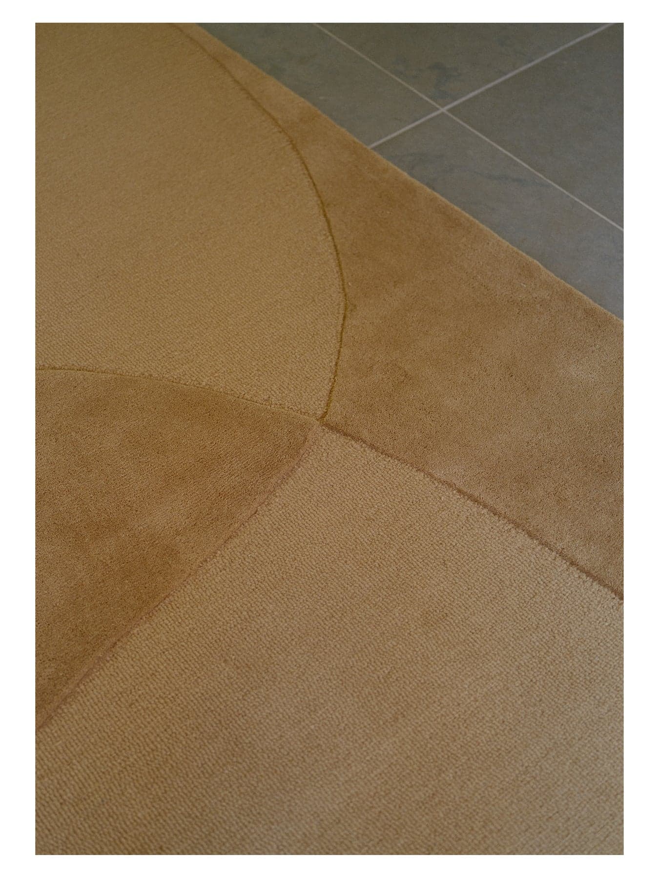Split Plains Wool Rug Mustard 200x300