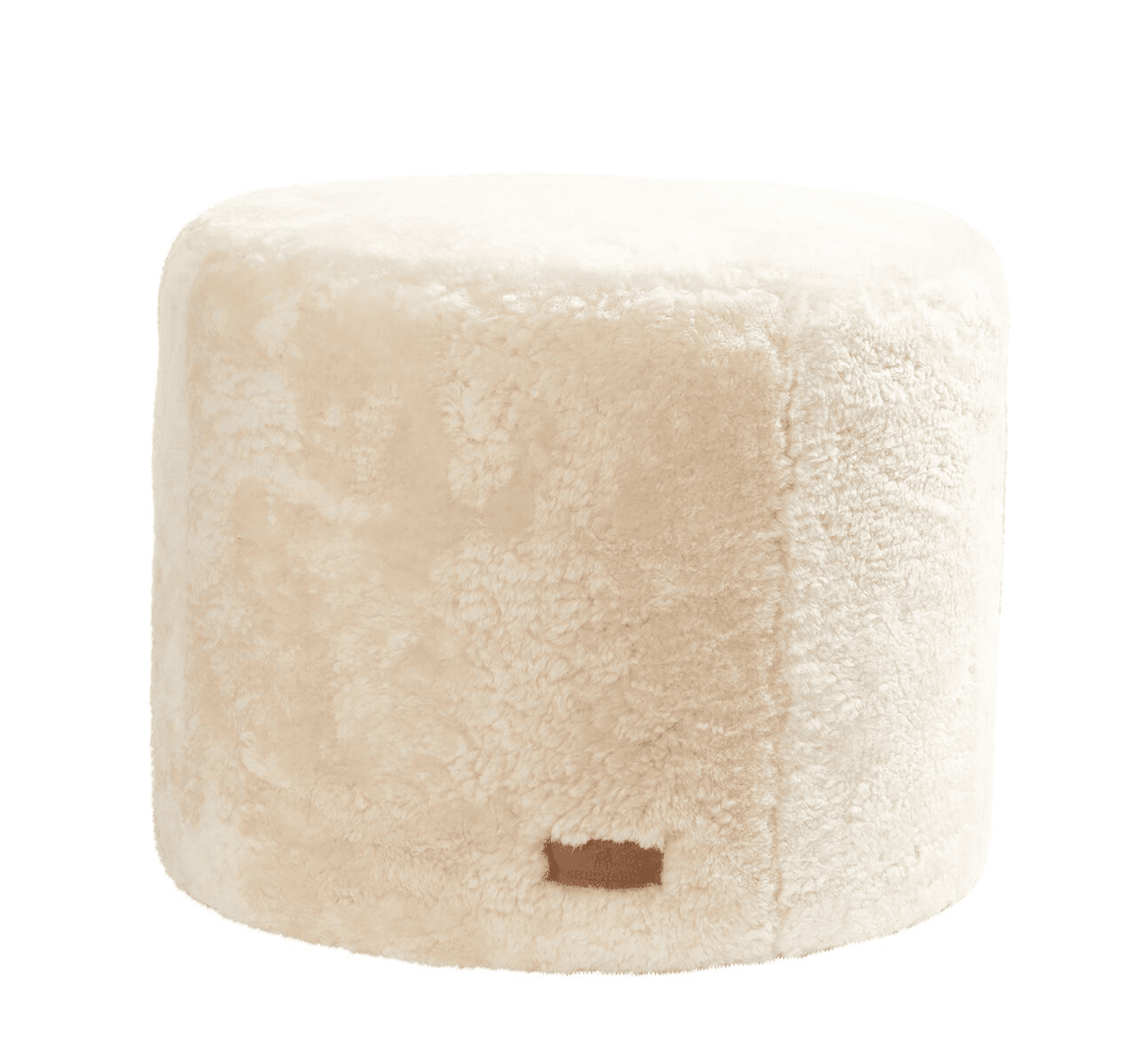 Frida Pouf Sheepskin Cream Ø50