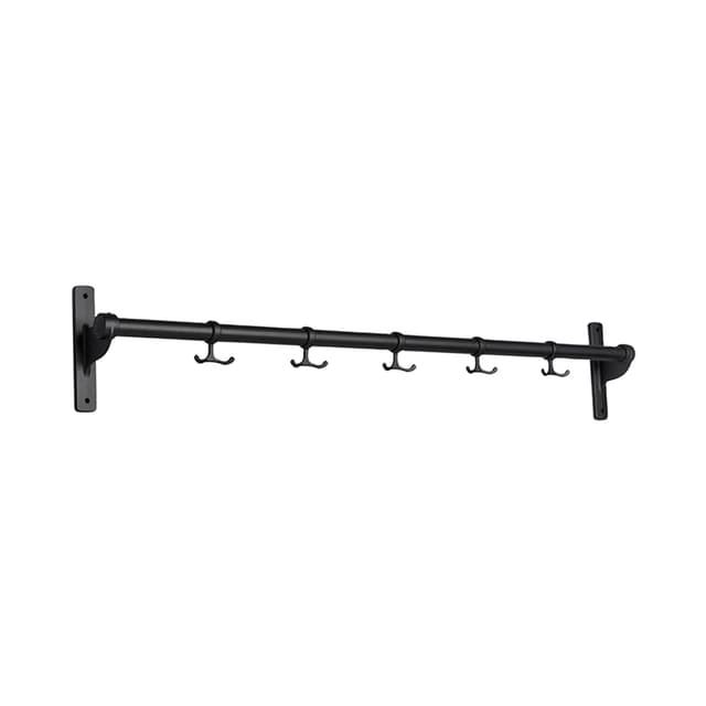 Nostalgi Coat Rack Black/Black 100cm
