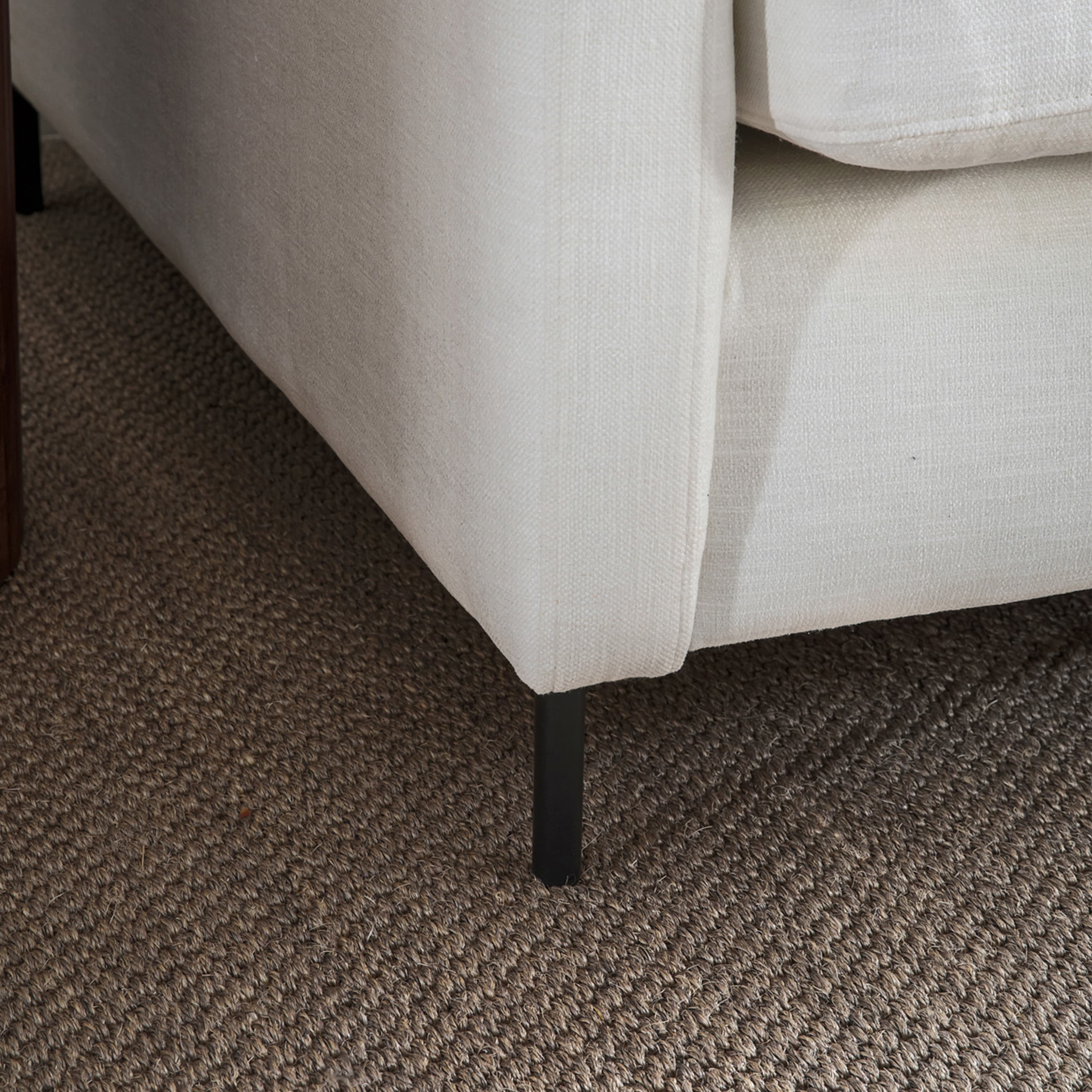 Åre 4er-Pack schwarze Sofa Beine, 12 cm