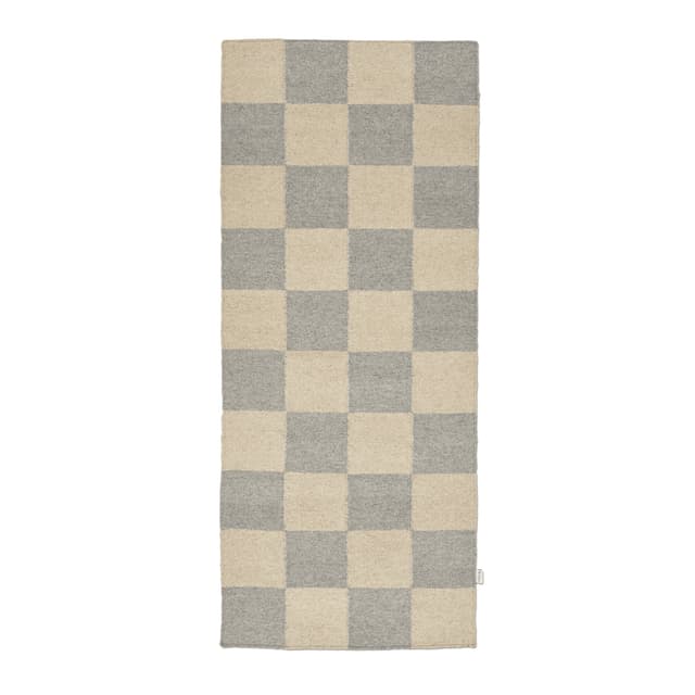 Square Hallway Rug Grey/Natural 80x240 cm