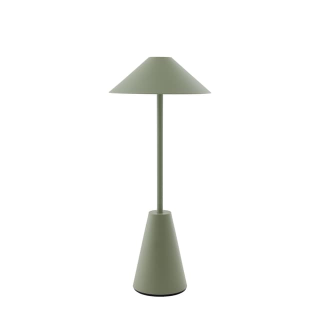 Cannes Portable Table Lamp Moss Green 32cm