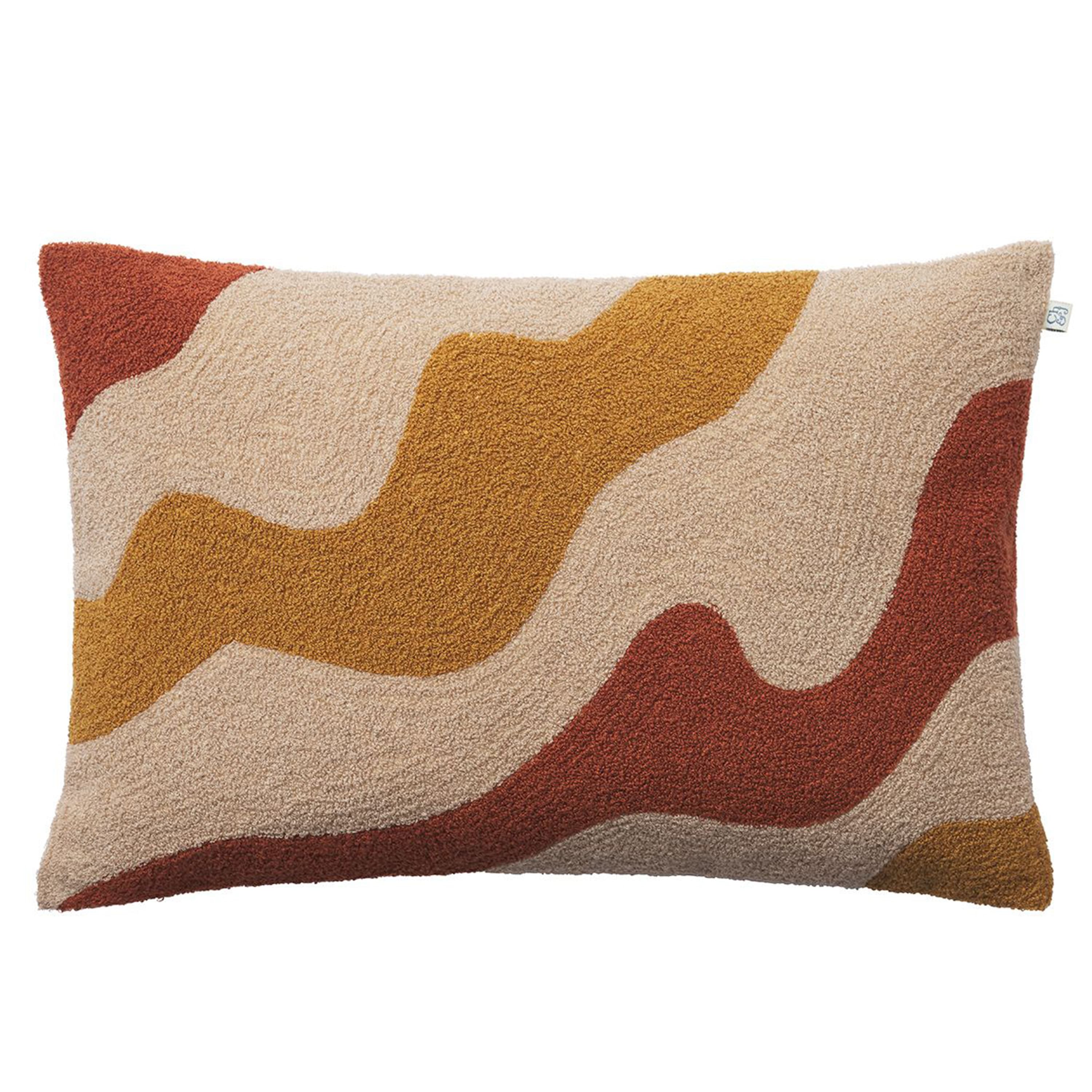 Lodi Kissenbezug Leinen/Baumwolle Terracotta/Tan/Masala Yellow 40x60