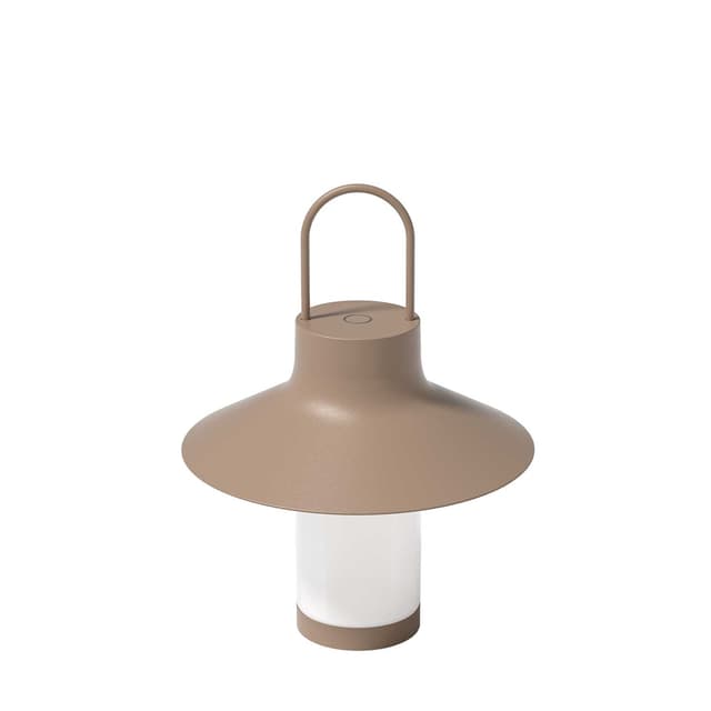 Shadow Portable Table Lamp Grey/Beige Ø25