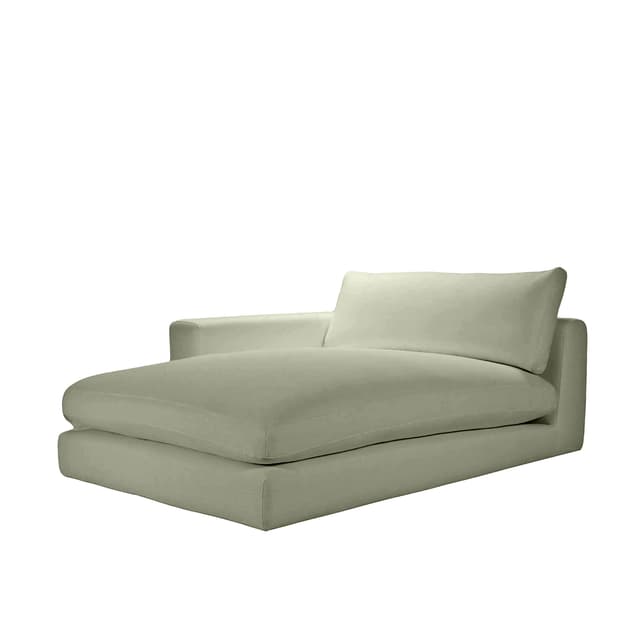 Capri 1,5-Sitzer-Chaiselongue-Modul mit linker Armlehne Green 142x184