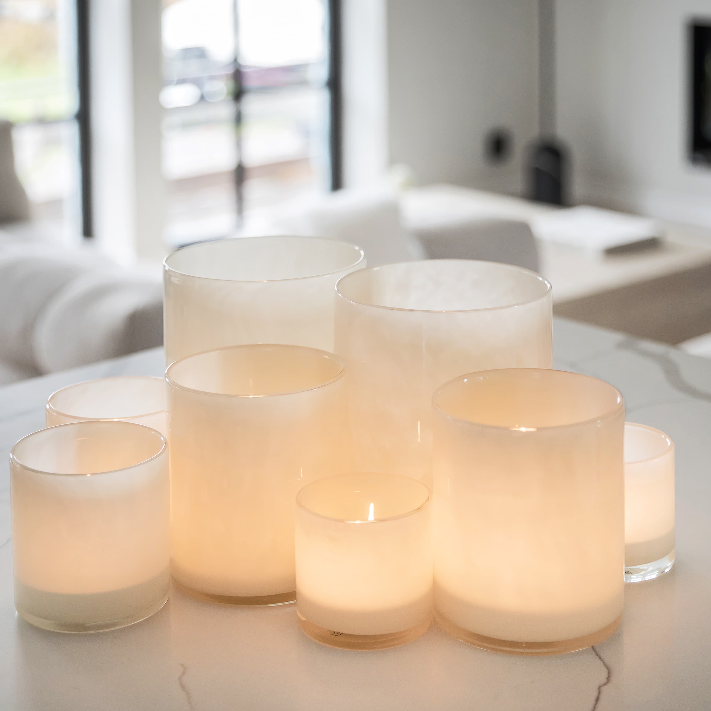 Lyric Windlicht Leinen 10cm