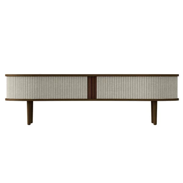 Audacious TV-Bank Dark Oak/White Sands 140cm