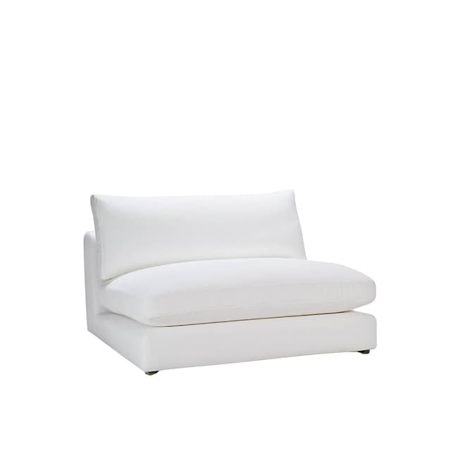 Capri 1,5-Sitzer-Sofamodul Weiß 120 cm