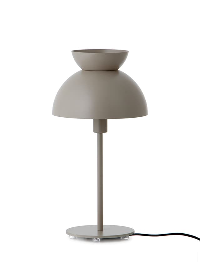 Butterfly Table Lamp Matt Tan Grey