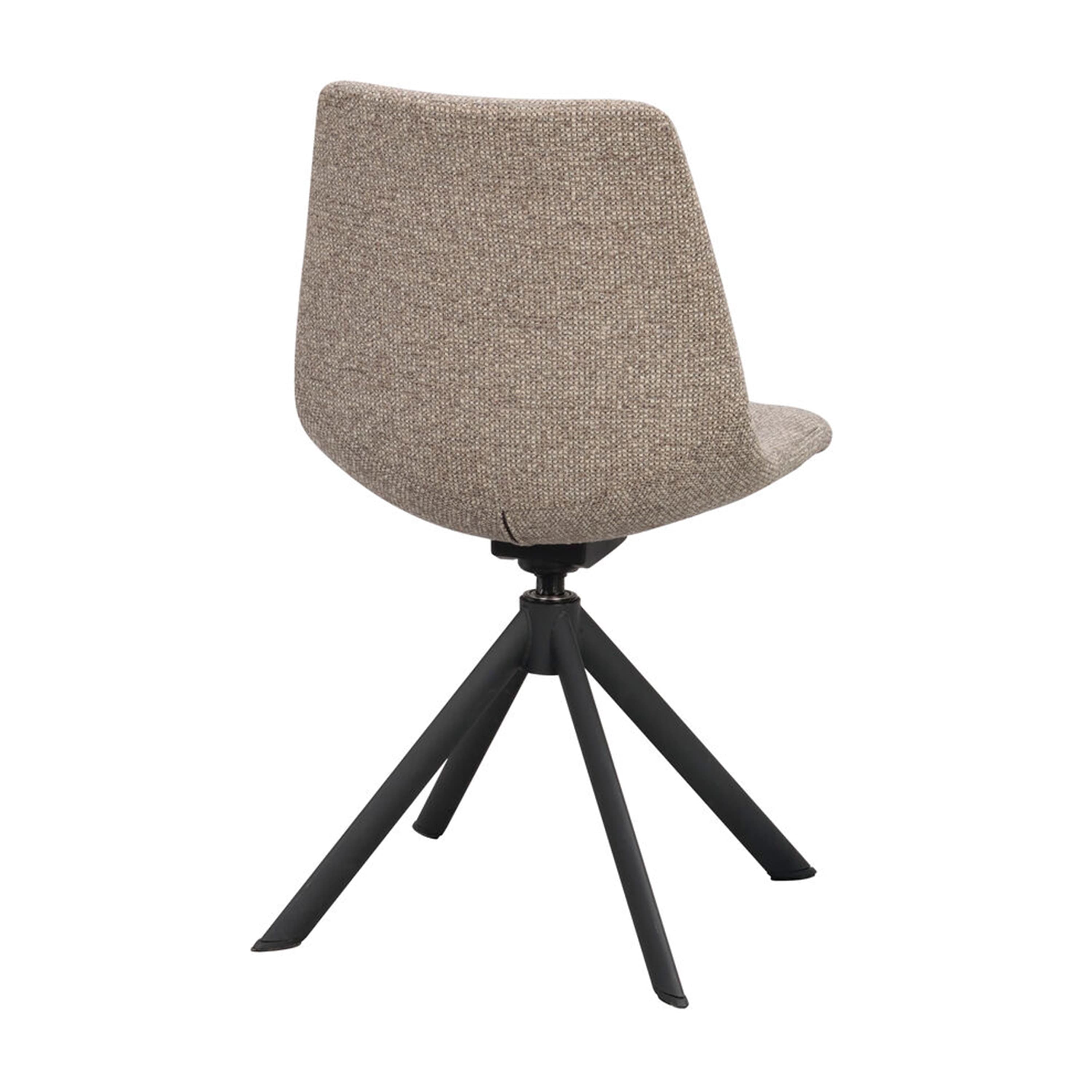 Dunmore Esszimmerstuhl Dunkelbeige/Schwarz