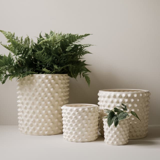 Cloudy Pot Vanilla Small